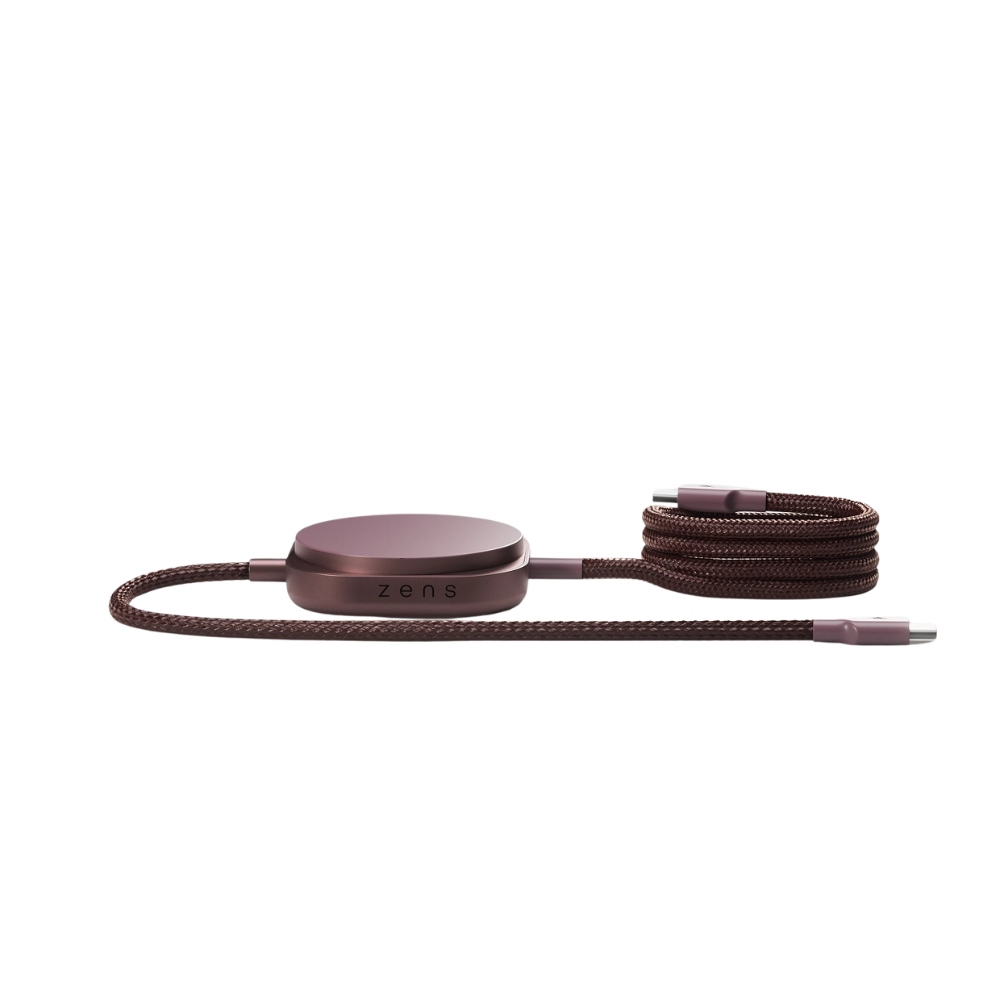 Zens Pro 2 Qi2 15W USB-C/USB-C wireless charger cherry